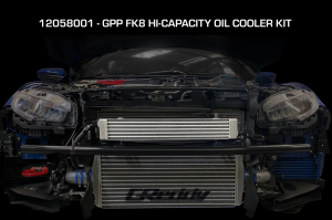 Honda Civic Oil Cooler - Front - GReddy - High Capacity Front Mount - 2017